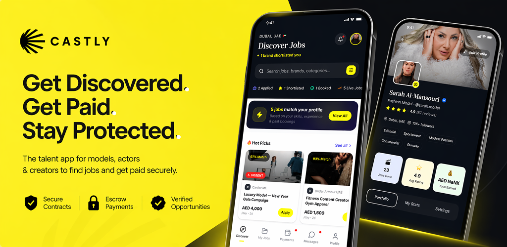 Castly Application Mockup